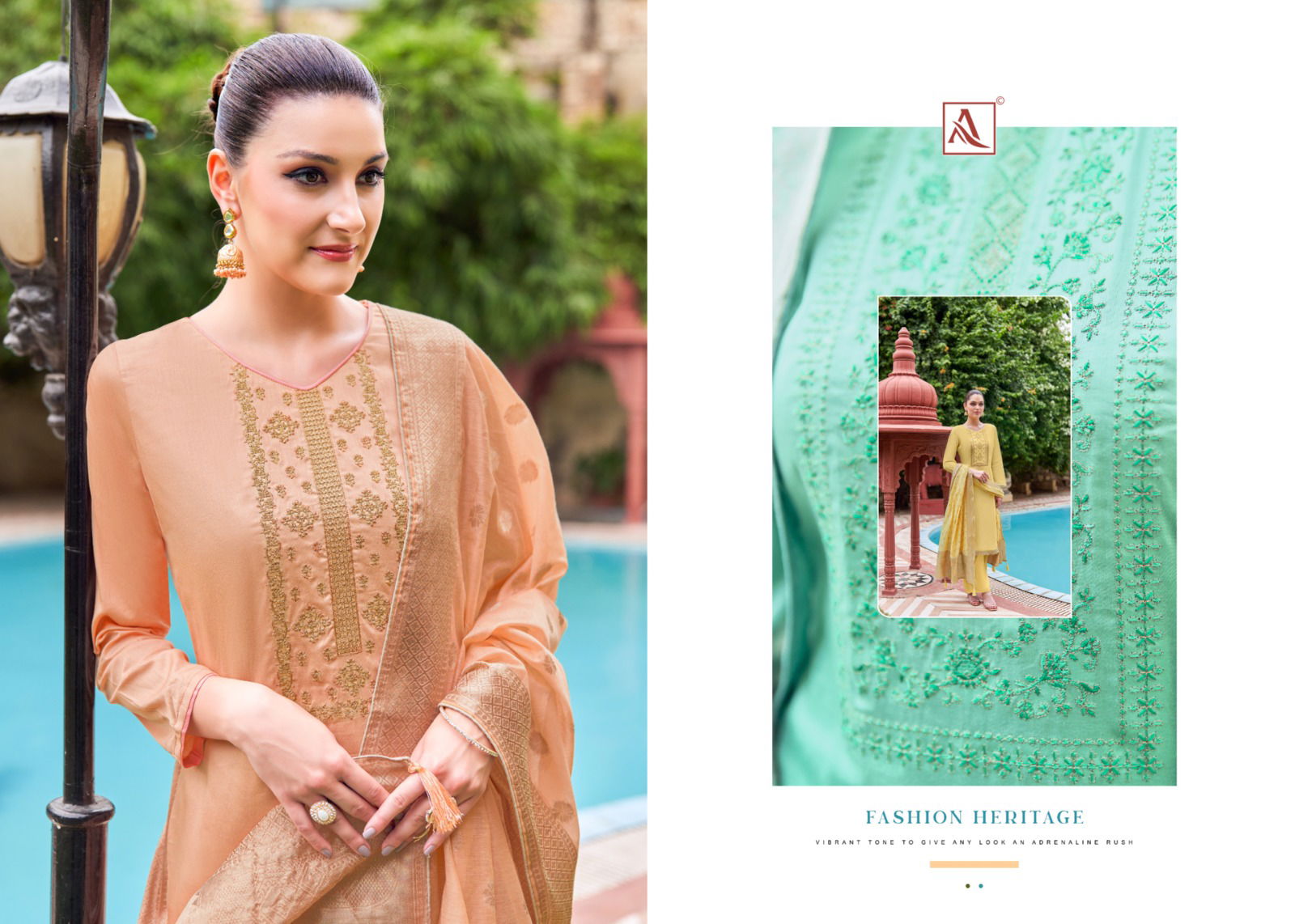 Golden Touch Edition-3 Cotton Designer Suits Catalog